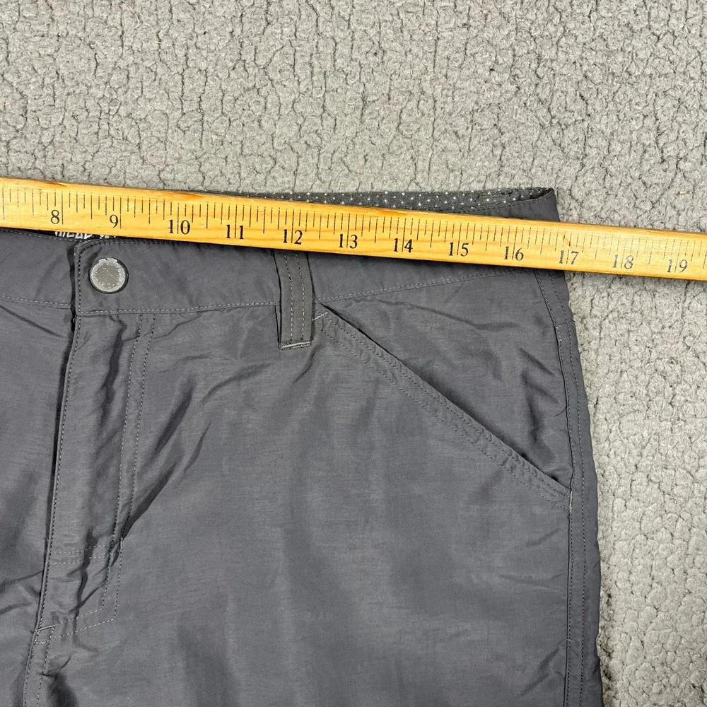 Mountain Hardwear Mens Hiking Shorts Gray Size 34 Nylon Cargo Outdoor OM7074